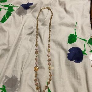 Omgg pink and gold necklace